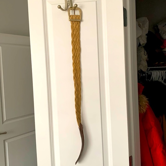 Braided rope and leather belt - Picture 3 of 5